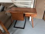 Houten bureau voor woonkamer, Gebruikt, Bruin, Ophalen of Verzenden, Bureaustoel