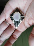 Vintage sjaalclip/sjaalring/sjaalbroche, Ophalen of Verzenden, Zilver, Dame