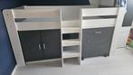 Halfhoogslaper met Bureau - Ruimtebesparend!, Kinderen en Baby's, Ophalen, 85 tot 100 cm, Gebruikt, Hoogslaper of Stapelbed