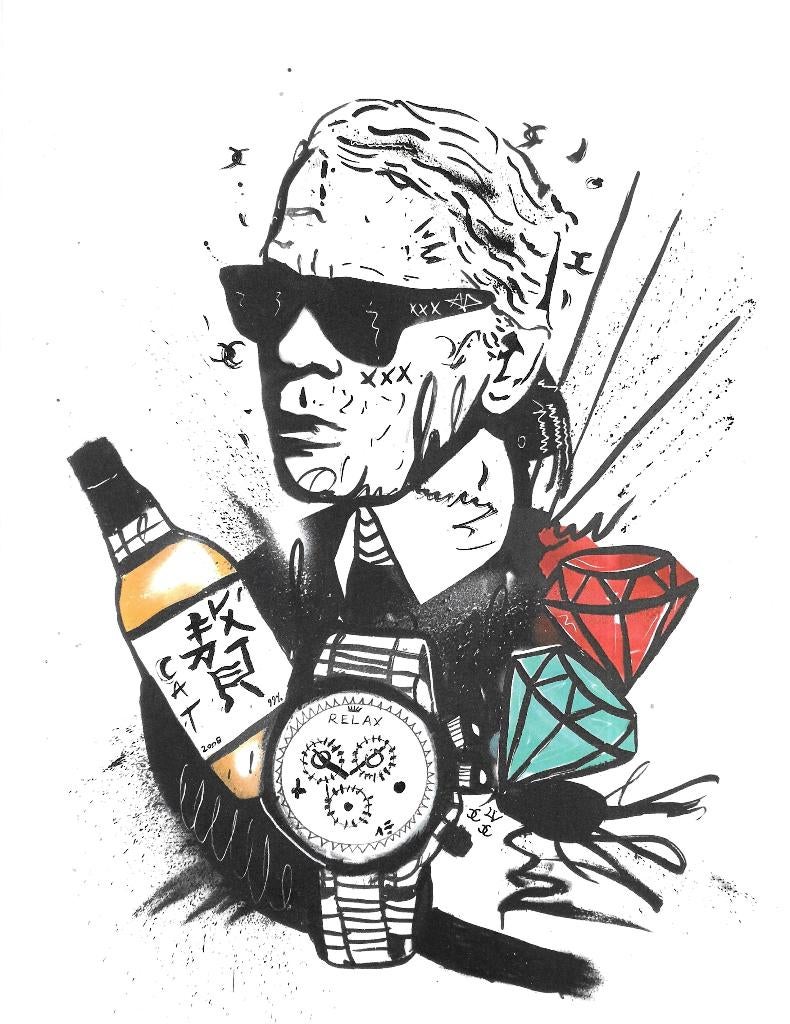 Ard Doko - Luxe - Graffiti kunstwerk 2019, Ophalen of Verzenden
