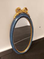 Spiegel met strik, Antiek en Kunst, Ophalen of Verzenden, Ovaal, Minder dan 50 cm, Minder dan 100 cm