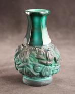 Boheems Art Deco vaasje, Antiek en Kunst, Antiek | Glas en Kristal, Ophalen of Verzenden