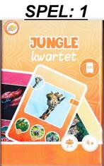 Spel-1 Kwartetspel - Jungle kwartet - uitgave: Toy Universe, Ophalen of Verzenden, Zo goed als nieuw, Kwartet(ten)