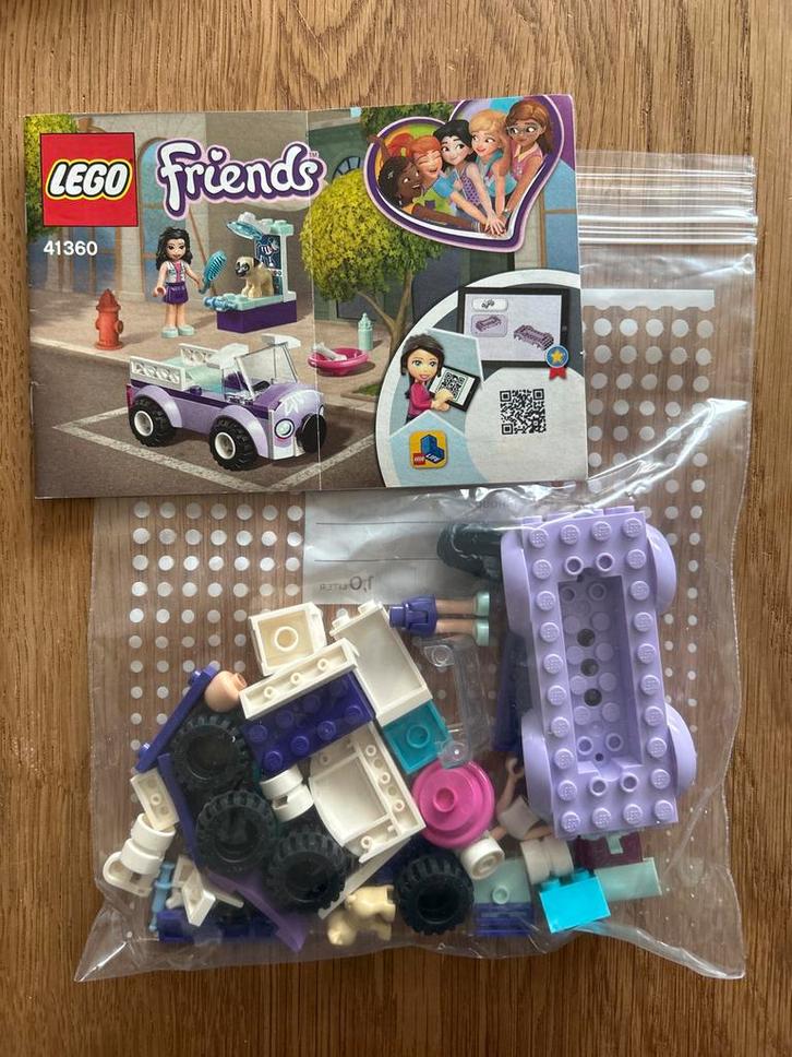 Lego Friends Emma's mobiele dierenkliniek 41360 - Compleet, Kinderen en Baby's, Speelgoed | Duplo en Lego, Gebruikt, Lego, Complete set