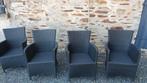 Vier terras stoelen zgan  KOOPJE!!, Ophalen, Zo goed als nieuw, Kunststof, Stoel