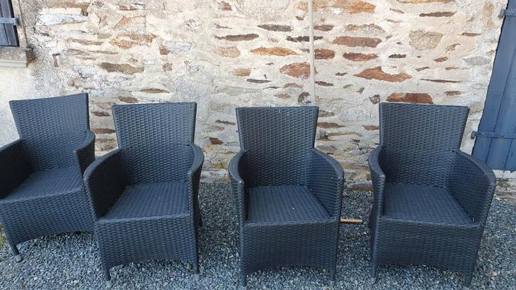 Vier terras stoelen zgan  KOOPJE!!, Tuin en Terras, Tuinsets en Loungesets, Zo goed als nieuw, Kunststof, Stoel, Ophalen