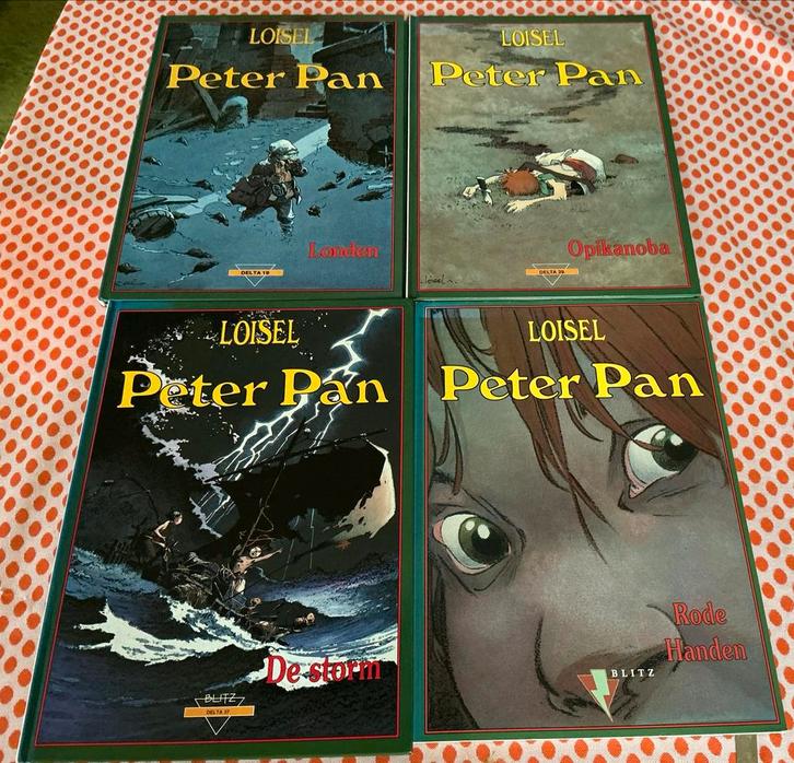 Peter Pan Loisel 1-4, 1e druk, Boeken, Stripboeken, Zo goed als nieuw, Complete serie of reeks, Ophalen of Verzenden