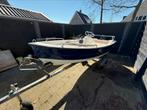Consoleboot met motor en trailer, Watersport en Boten, Ophalen, Gebruikt, Tot 10 pk, 3 tot 6 meter