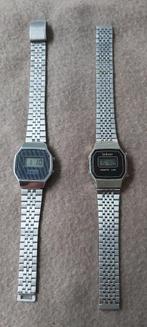 2 Vintage Jaren 70 Dames Beltron Quartz LCD Horloges., Overige merken, Staal, Gebruikt, Staal