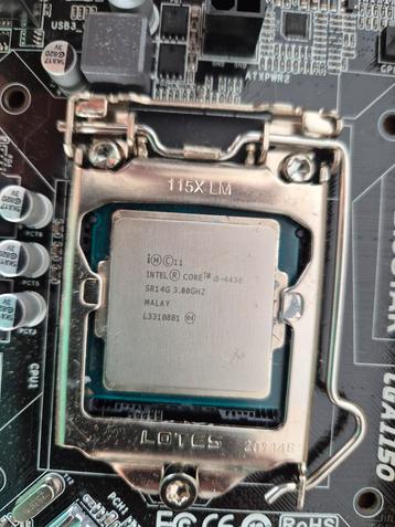 i5-4430, 8GB RAM, Biostar H81MHV3 Moederbord beschikbaar voor biedingen