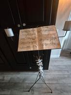 Muziekstandaard met kaarsenhouders, Ophalen of Verzenden, Gebruikt, Muziekstandaard, Klarinet