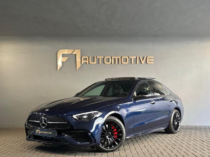 Mercedes-Benz C-klasse 300 e AMG Pano|Burm|Memory|360cam|HuD, Auto's, Mercedes-Benz, Bedrijf, Te koop, C-Klasse, 360° camera, ABS
