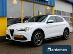 Alfa Romeo Stelvio 2.0 T AWD 280PK Panorama Veloce stoelen, Auto's, Alfa Romeo, Automaat, Euro 6, 4 cilinders, Wit