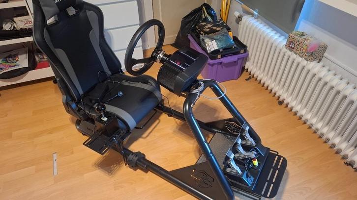 Simrig Fanatec CSW V2.5, Thrustmaster TLCM, Computers en Software, Joysticks, Gebruikt, Ophalen