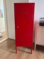 IKEA Metalen Lockerkast - Rood, Ophalen, Zo goed als nieuw