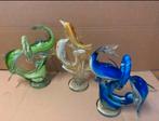 Glas dolfijnen, Antiek en Kunst, Antiek | Glas en Kristal, Ophalen of Verzenden