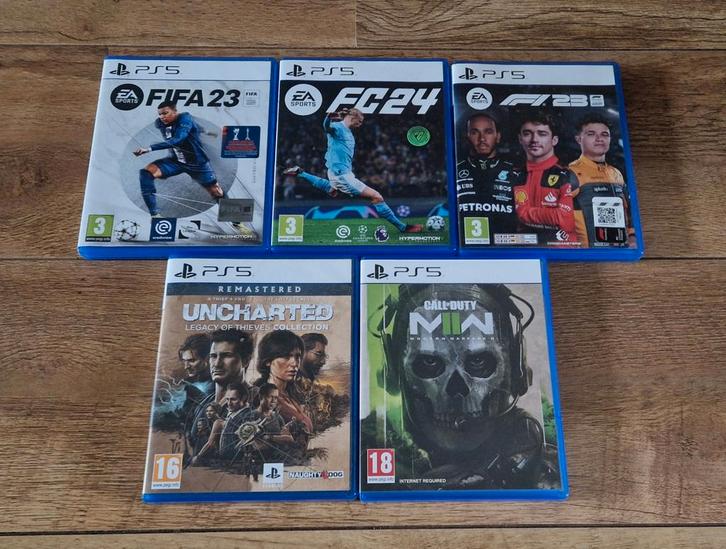 5 Playstation 5 Games - Nieuwstaat!, Spelcomputers en Games, Games | Overige, Nieuw, Sport, Online, Ophalen of Verzenden