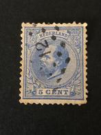 Koning Willem III.  Uit 1867. Gestempeld, Postzegels en Munten, Postzegels | Nederland, Verzenden, T/m 1940, Gestempeld