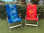 Retro Tuinstoelen met Kussens - Set van 2, Ophalen