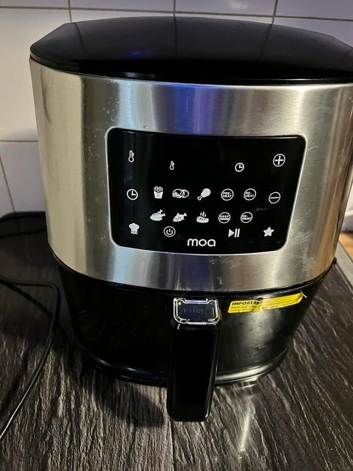 MOA Airfryer 5,5L voor onderdelen of reparatie, Witgoed en Apparatuur, Airfryers, Ophalen