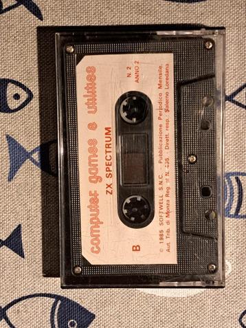 ZX Spectrum cassette 'GAMES & UTILITIES' – getest & werkend beschikbaar voor biedingen
