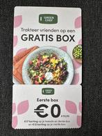 Gratis box voor 2 (3 maaltijden) van GreenChef t.w.v 50 euro, Cadeaubon, Overige typen, Twee personen