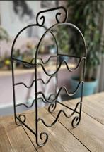 Te koop Wijnrek 6 Flessen 2 Stuk, Huis en Inrichting, Ophalen of Verzenden, Zo goed als nieuw, Metaal