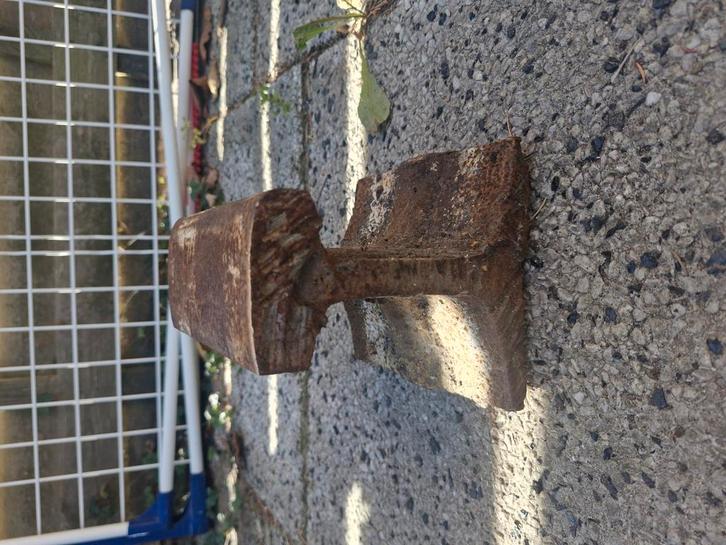 Hobby aambeeld spoorstaaf, Doe-het-zelf en Verbouw, Metalen, Ophalen