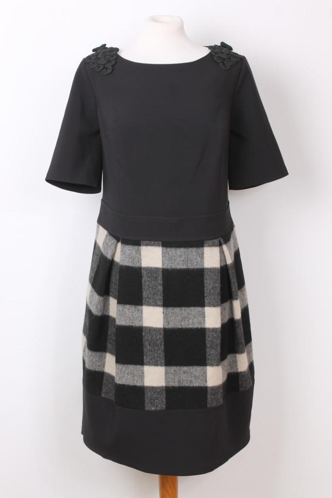 Jurk met wol van APART maat 44, Kleding | Dames, Jurken, Zo goed als nieuw, Maat 42/44 (L), Zwart, Boven de knie, Verzenden