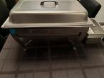 RVS chafing dish + GN bakken set – compleet, Ophalen of Verzenden, Zo goed als nieuw
