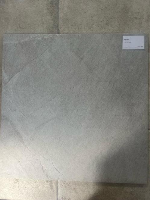 Restpartij -> vloertegel lichtgrijs 60x60, Doe-het-zelf en Verbouw, Tegels, Nieuw, Vloertegels, Keramiek, 60 cm of meer, 60 cm of meer