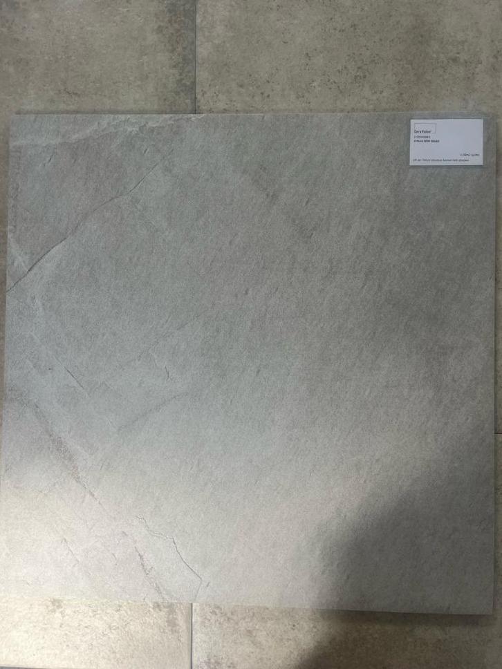 Restpartij -> vloertegel lichtgrijs 60x60, Doe-het-zelf en Verbouw, Tegels, Nieuw, Vloertegels, Keramiek, 60 cm of meer, 60 cm of meer