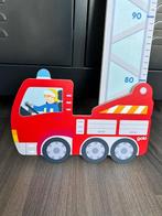 Goki Houten Groeimeter Brandweer, Ophalen, Zo goed als nieuw, Wanddecoratie
