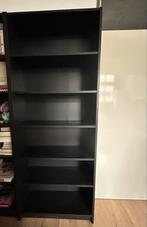 2x IKEA Billy Boekenkast Zwart Eiken - Zo Goed Als Nieuw, Huis en Inrichting, Kasten | Boekenkasten, Ophalen, Met plank(en), 200 cm of meer