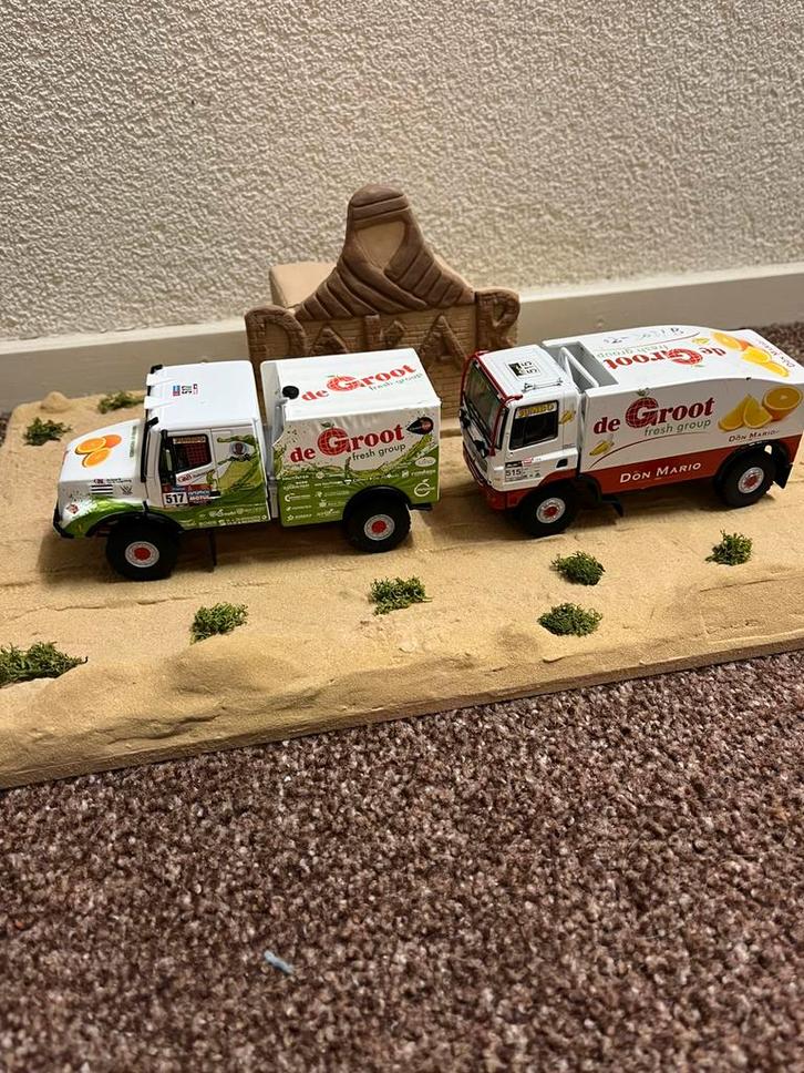 Dakar de Groot Sport Set (b keuze) 1.50 Wsi!!, Hobby en Vrije tijd, Modelauto's | 1:50, Gebruikt, Bus of Vrachtwagen, Wsi, Ophalen of Verzenden