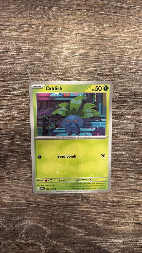 PFL Oddish 001/094, Ophalen of Verzenden, Zo goed als nieuw