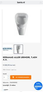 KERAMAG ALLER URINOIR 236500000, Ophalen of Verzenden, Nieuw, Toilet