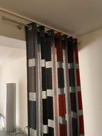 JAB  gordijnroede met gordijnstof, 200 cm of meer, Ophalen of Verzenden, Zo goed als nieuw, 200 cm of meer