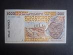 1000 francs ivory coast unc 1992, Ophalen of Verzenden, Overige landen, Los biljet
