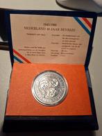 Zilveren NMB Munt - 40 Jaar Bevrijd - 3 Koninginnen, Zilver, Overige landen, Losse munt, Overige waardes