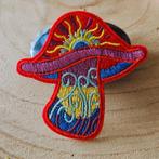 Strijk embleem applicatie Patch Paddestoel, D, Nieuw, Ophalen of Verzenden, D