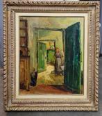 Jules RAMBO, boerin met emmer, Antiek en Kunst, Kunst | Schilderijen | Klassiek, Ophalen of Verzenden