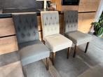 Gratis af te halen, 6 eetkamerstoelen, Huis en Inrichting, Ophalen, Gebruikt, Overige kleuren, Stof