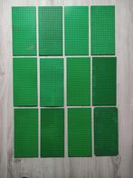 9 Lego City bouwplaten groen 16x32, Ophalen of Verzenden, Gebruikt, Lego