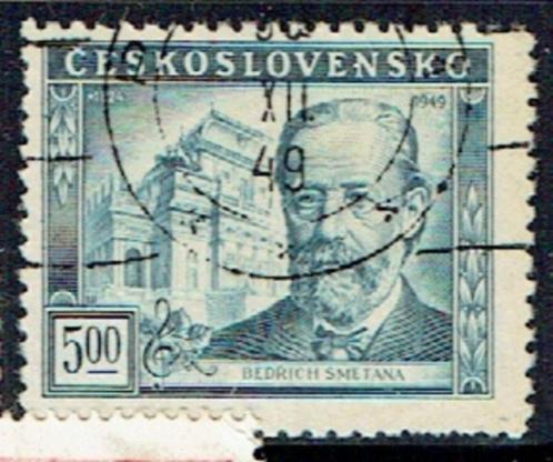 Tsjechoslowakije 1949 Bekende persoon, Postzegels en Munten, Postzegels | Europa | Overig, Gestempeld, Overige landen, Ophalen of Verzenden