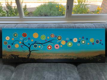 ‘Blue Sky’ schilderij  beschikbaar voor biedingen