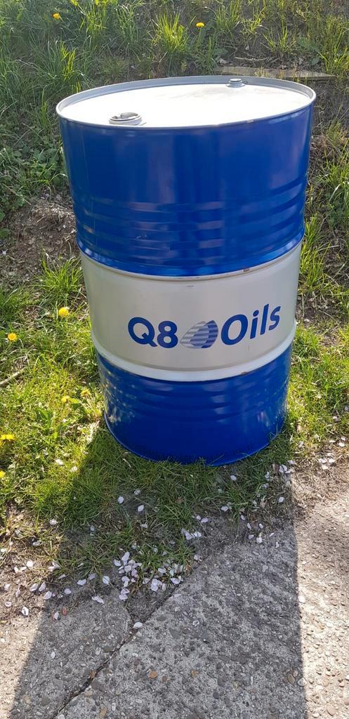 Olievat, brandton, barrel,220L vat, vuurkorf, oliedrum,haard, Tuin en Terras, Vuurkorven, Gebruikt, Vuurton, Ophalen