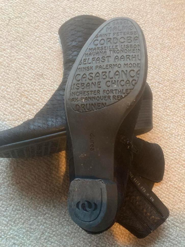 Durea Enkellaarsjes Maat 40 (H-leest), Kleding | Dames, Schoenen, Zo goed als nieuw, Lage of Enkellaarzen, Zwart, Ophalen of Verzenden