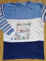 DITO DITO shirt lange mouw blauw ecru streep maat L, Kleding | Dames, Blauw, Ophalen of Verzenden, Zo goed als nieuw, Lange mouw