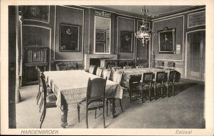 Interieur Kasteel Hardenbroek, Verzamelen, Ansichtkaarten | Nederland, Ongelopen, Utrecht, 1920 tot 1940, Verzenden